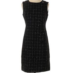 Ann Taylor tweed little black dress